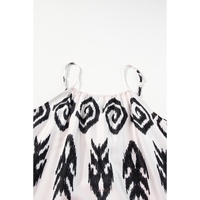 Black Plus Size Western Print Halter Maxi Dress - 3X thumbnail