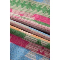 Pink Plus Size Aztec Printed Flap Pocket Shacket - 1X thumbnail