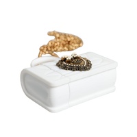Dolce & Gabbana Women's White Silicone Devotion Heart Cover Hand Bag Airpod Case - One Size thumbnail