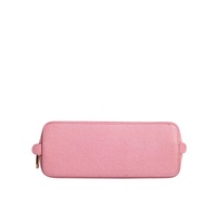 Dolce & Gabbana Women's Pink Leather DG Logo Zip Around Hand Purse Pouch Wallet - One Size thumbnail