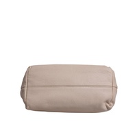Dolce & Gabbana Women's Light Pink Deer Leather Logo Plaque Tote Top Handle Bag - One Size thumbnail