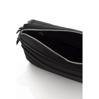 Cerruti 1881 Men's Elegant Black Crossbody Logo Bag - One Size thumbnail