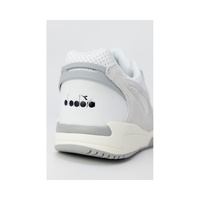 Diadora Men's White Synthetic Leather Sneaker - 45 EU thumbnail