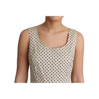 Sleeveless A-line Dress with Polka Dot Pattern 42 IT Women thumbnail