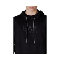 EA7 Emporio Armani Men's Black Cotton Sweater - 48 IT thumbnail