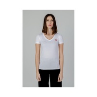 Guess Women's White Cotton Tops & T-Shirt - 40 IT thumbnail