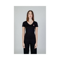 Guess Women's Black Cotton Tops & T-Shirt - 40 IT thumbnail