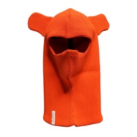 Dolce & Gabbana Men's Orange Cotton Whole Head Wrap Balaclava Hat - One Size thumbnail