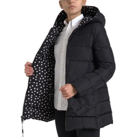 Dolce & Gabbana Women's Elegant Full Zip Black Hooded Jacket - 40 IT thumbnail