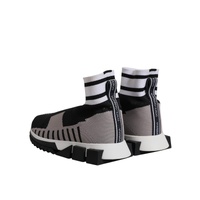 Dolce & Gabbana Women's Black Gray Sorrento Socks  Sneakers Shoes - 36 EU thumbnail