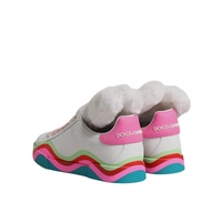 Dolce & Gabbana Women's Multicolor Low Top Trainers Sneakers Shoes - 38.5 EU thumbnail