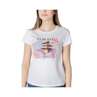 Liu Jo Women's White Cotton Tops & T-Shirt - 44 IT thumbnail