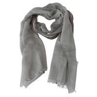 Cotton Mens Scarf with Logo Details One Size Men thumbnail
