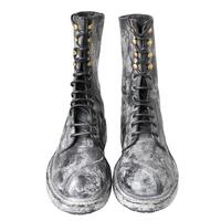 Gorgeous Dolce & Gabbana Lace Up Boots with Logo Details 40 EU Men thumbnail