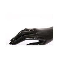 Sterling Silver CZ Crystal Ring 54 EU Women thumbnail