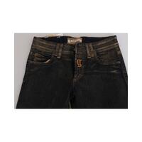 Mid Waist Flared Denim Casual Pants W24 US Women thumbnail