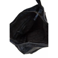 Pompei Donatella Women's Elegant Blue Python Print Leather Shoulder Bag - One Size thumbnail