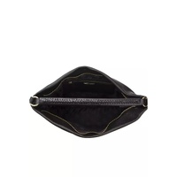 Pompei Donatella Women's Elegant Black Leather Shoulder Bag - One Size thumbnail