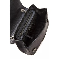 Pompei Donatella Women's Chic Blue Leather Crossbody Elegance - One Size thumbnail