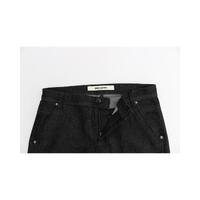 Authentic Ermanno Scervino Black Skinny Jeans with Logo Details W26 US Women thumbnail
