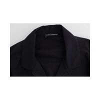 Purple Striped Cotton Nightshirt with Logo Details S Men thumbnail