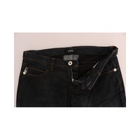 Costume National Women's Dark Blue Cotton Slim Fit Jeans - W26 US thumbnail