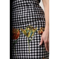Dolce & Gabbana Women's Multicolor Floral Print High Waist Pencil Cut Skirt - 38 IT thumbnail