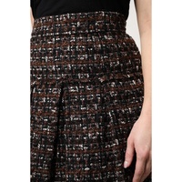Dolce & Gabbana Women's Multicolor High Waist Tartan Tweed Mini Skirt - 38 IT thumbnail