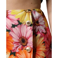 Dolce & Gabbana Women's Multicolor Floral High Waist Mini Skirt - 38 IT thumbnail