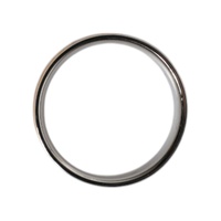Dolce & Gabbana Men's Gold Silver Tone Real Brass DG Logo Ring - 58 EU thumbnail