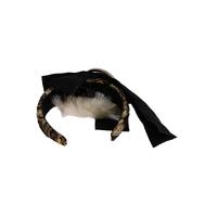 Dolce & Gabbana Crystal and White Hair Diadem Headband One Size Women thumbnail
