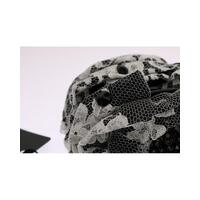 Black and White Floral Lace Crystal Hair Claw One Size Women thumbnail