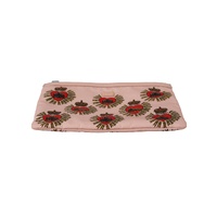 Dolce & Gabbana Women's Clutch Pink D&G Logo Devotion Heart Nylon Pouch Wallet - One Size thumbnail