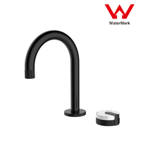 2021 New Marble Stone handle matte black wall taps 1/4 turn matte black pattern thumbnail
