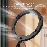Adjustable 10 Led Fill Light Tripod with Phone Clamp thumbnail