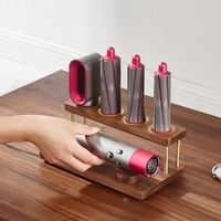 Countertop Organizer for Dyson Airwrap - Walnut Rack thumbnail