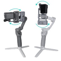 Aluminum Mount Plate Adapter for Dji Action / Gopro Hero9 / 8 Mobile 3 / Om4 Gimbal thumbnail