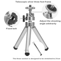 Compact Telescopic Tripod for Dslr and Action Cameras thumbnail