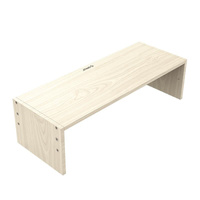 Natural Wood Monitor Stand - Compact Design thumbnail