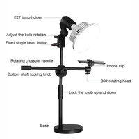 Desktop Photography Stand Kit with Mushroom Fill Light - 90W 155Mm thumbnail