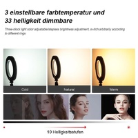 6 Inch Rgb Ring Light for Desktop Video Conferencing and Beauty thumbnail
