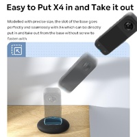 Insta360 X4 Vehicle Mount with Non-slip Silicone Base and Double-sided Glue - With Double Dided Glue thumbnail