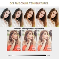 Foldable Rgb Fill Light with Phone Clip & Cold Shoe Interface thumbnail