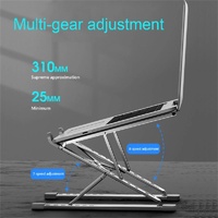 Foldable Aluminum Laptop Stand with Heat Dissipation thumbnail