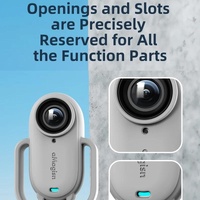 Amagisn Silicone Case for Insta360 Go 3 Camera - Horizontal - Horizontal Gray thumbnail