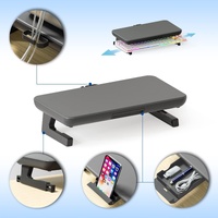 Adjustable Laptop Stand with Storage Drawer - Height Riser - Basic thumbnail