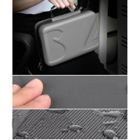 Portable Diamond Texture Leather Bag for Dji Mobile 3 - Black thumbnail