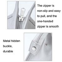 Black Hair Dryer Storage Package with Protective Cover and Hair Roll thumbnail