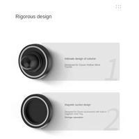 Wall Mounted Magnetic Blower Holder for Nozzles - no Punch Needed - For Dyson Hair Dryer thumbnail
