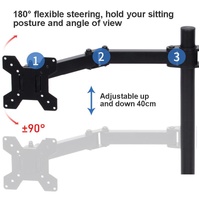 Adjustable Dual Monitor Stand for Desktop thumbnail